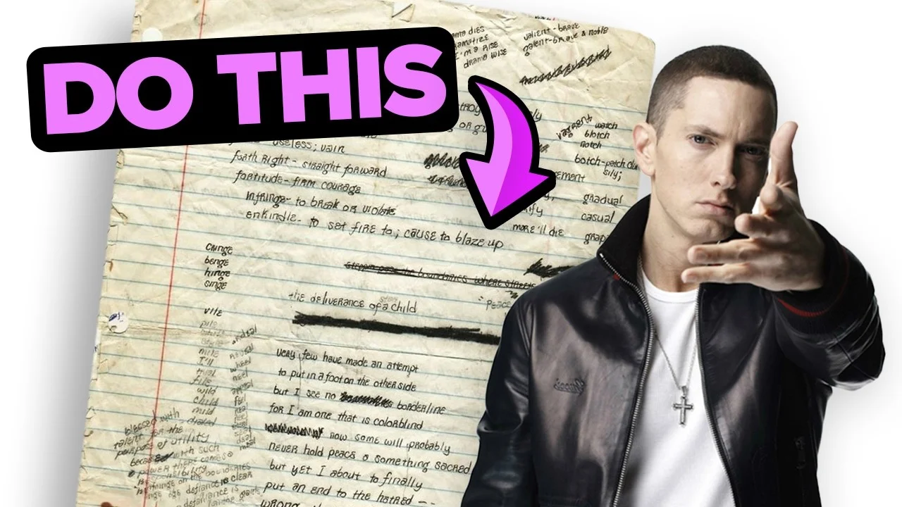 Eminem's Extraordinary Method for Writing World Class Lyrics