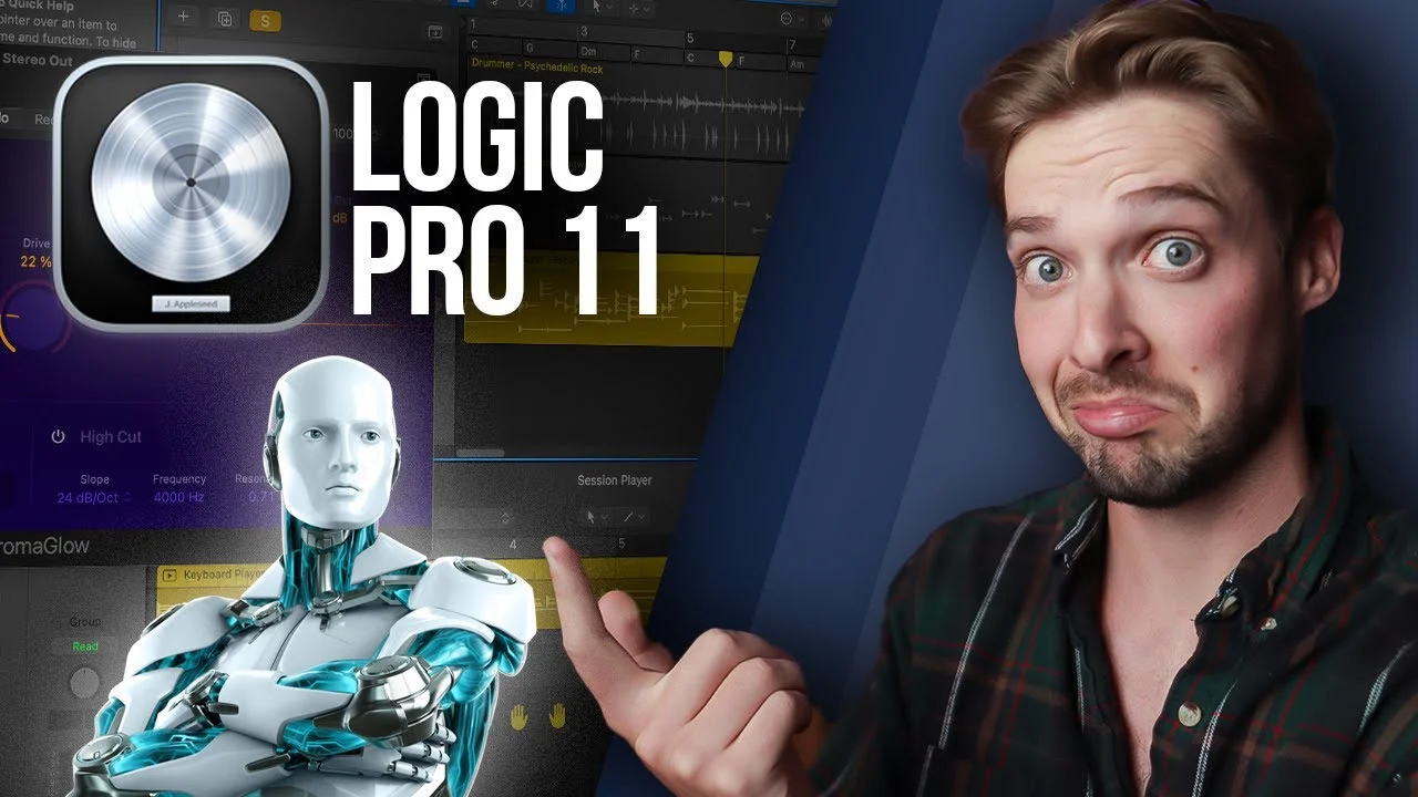 AI is TAKING OVER LOGIC PRO!! || New Logic Pro 11 Walkthrough!