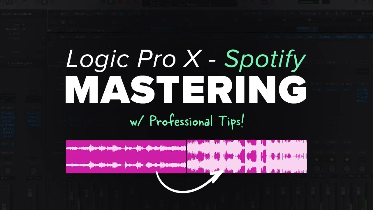 How to Master for Spotify with Logic Pro Stock Plug-Ins