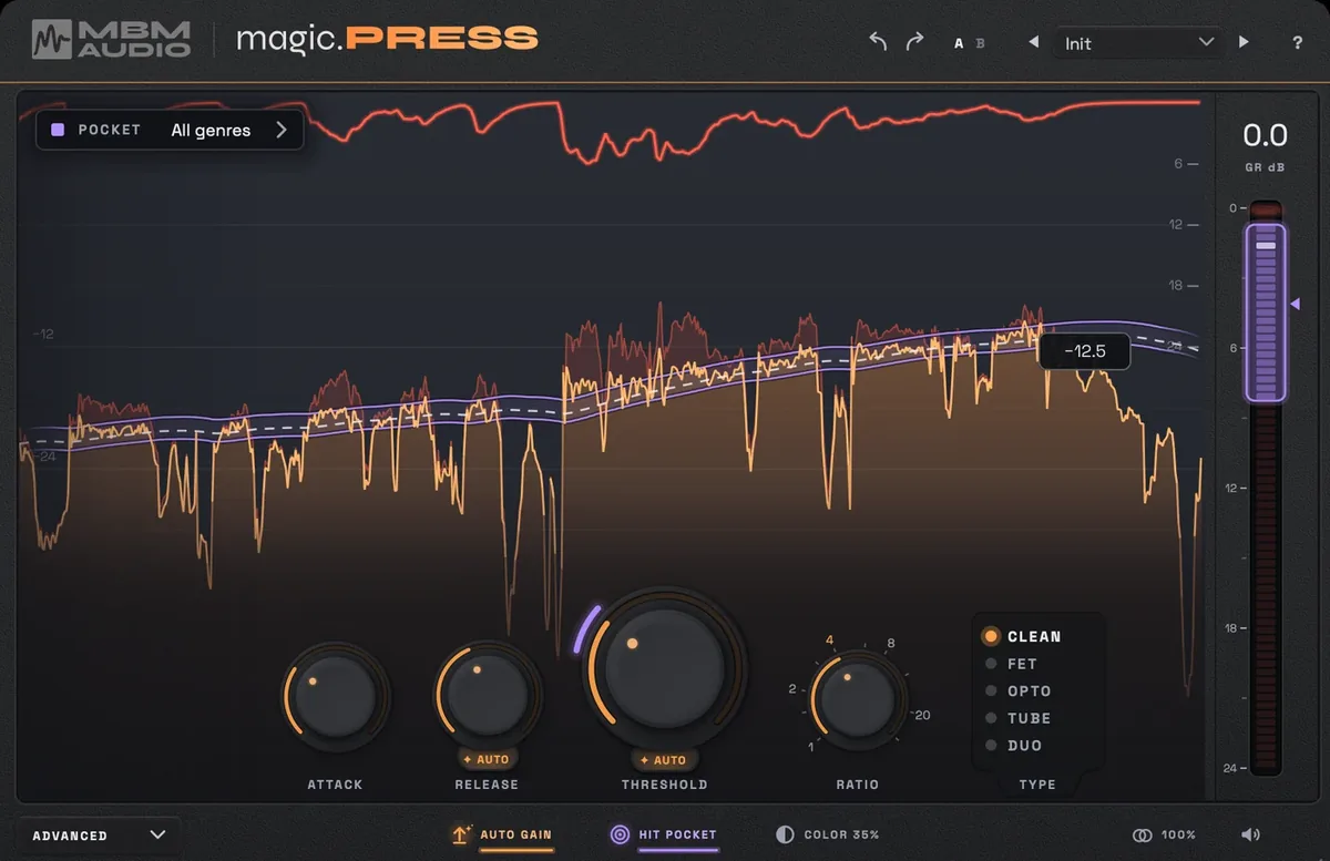 magic.PRESS vocal compressor